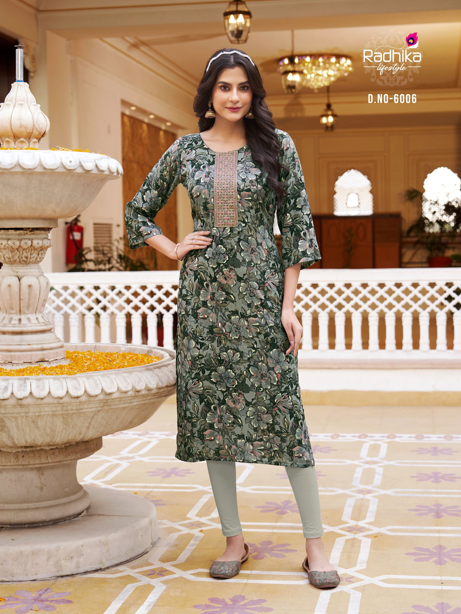 Pahel Vol 6 By Radhika Liva Rayon Printed Kurtis Catalog
